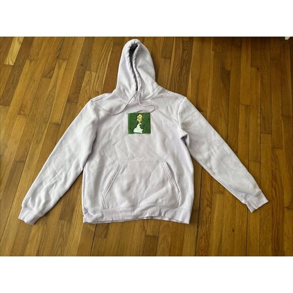 H & M The Simpsons Homer MEME Regular Fit Lilac Hoodie Sweatshirt Men Size M - Picture 1 of 6